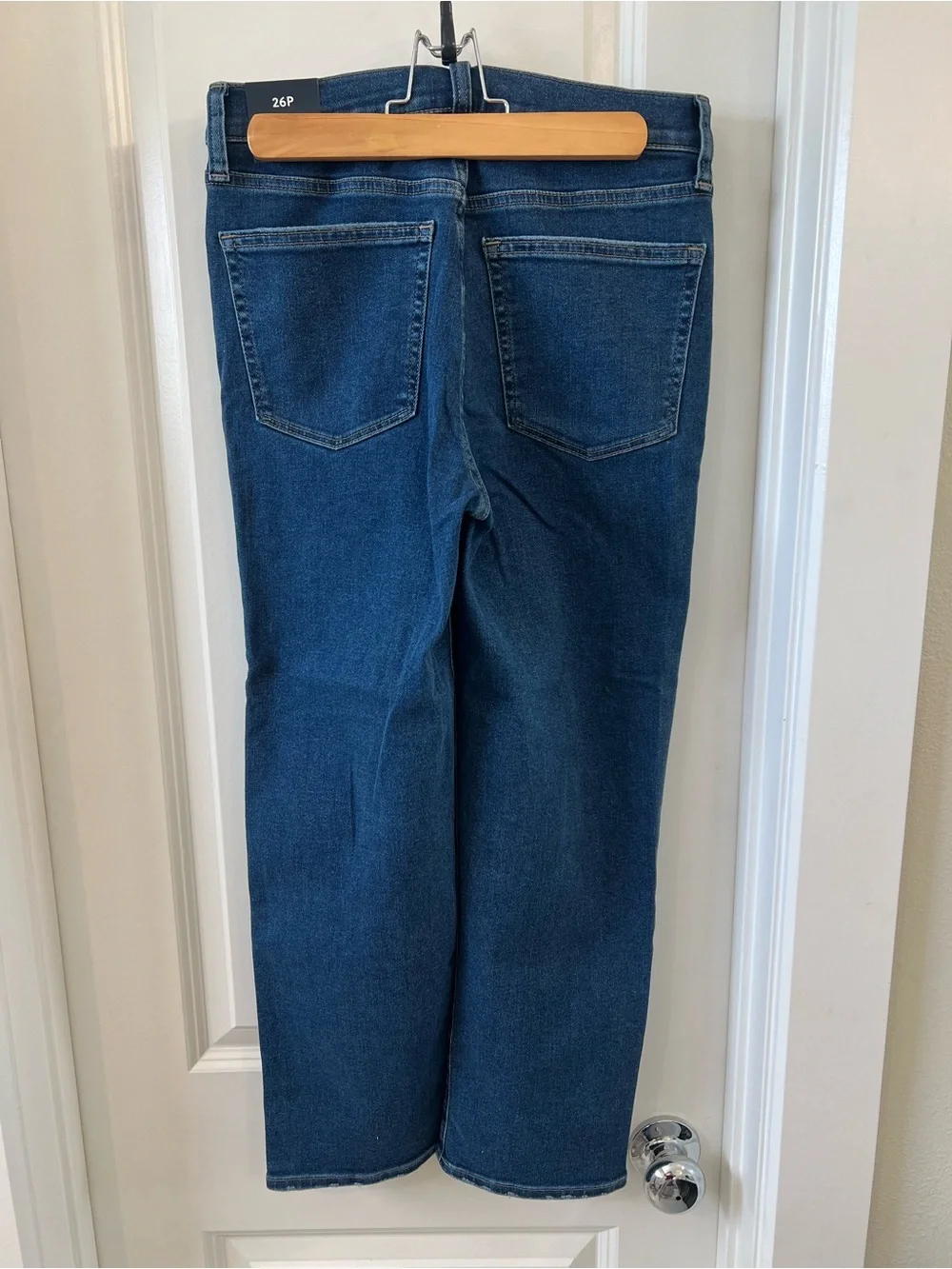 J.Crew Stovepipe Jeans in Dark Blue Denim